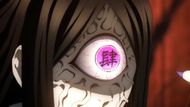 Nakime as seen after becoming the Upper Moon 4 (Image Source: Studio Ufotable)